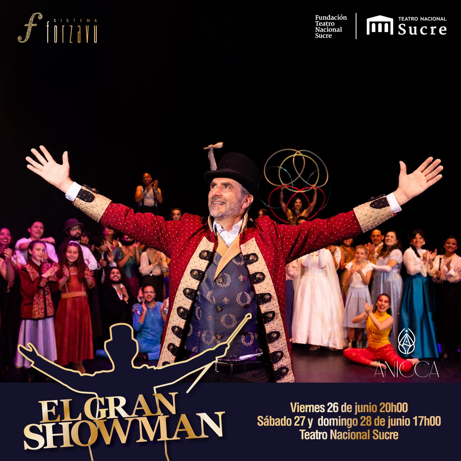 La llegada de The Greatest Showman a Quito
